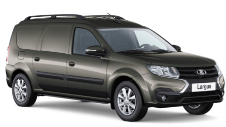 Коричневая LADA Largus фургон